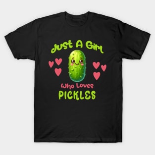 Just A Who Loves Pickles Pickle T-Shirt